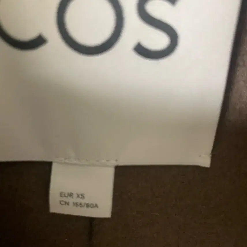 [BUNJANG] COS 더블 페이스 울 롱 코트 XS / COS 더블 페이스 울 롱 코트 XS