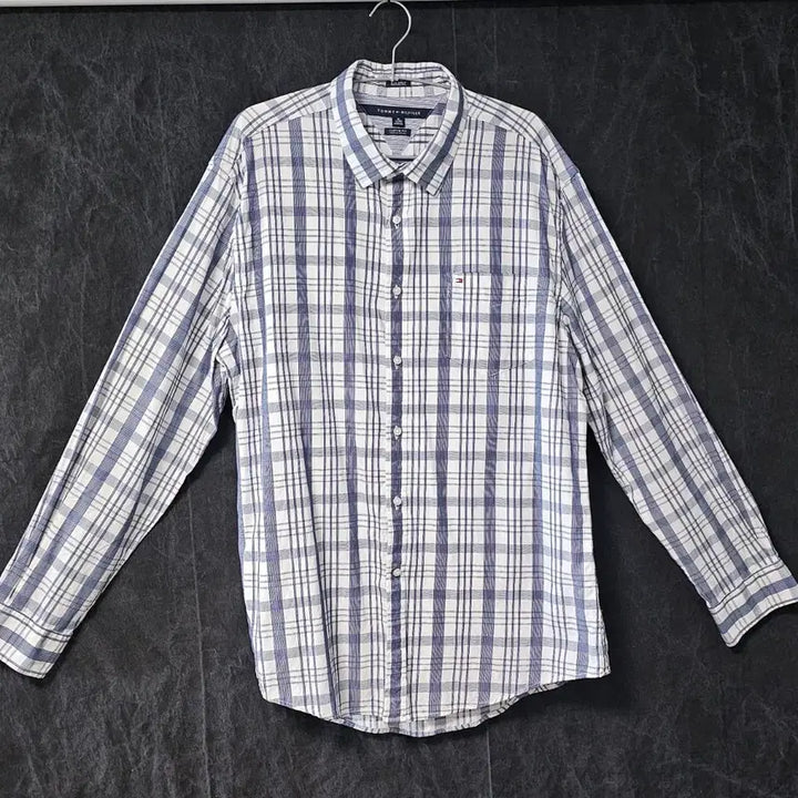 [BUNJANG] Tommy Hilfiger XL Checkered Shirt / XL 타미힐피거 체크 셔츠 남방 긴팔