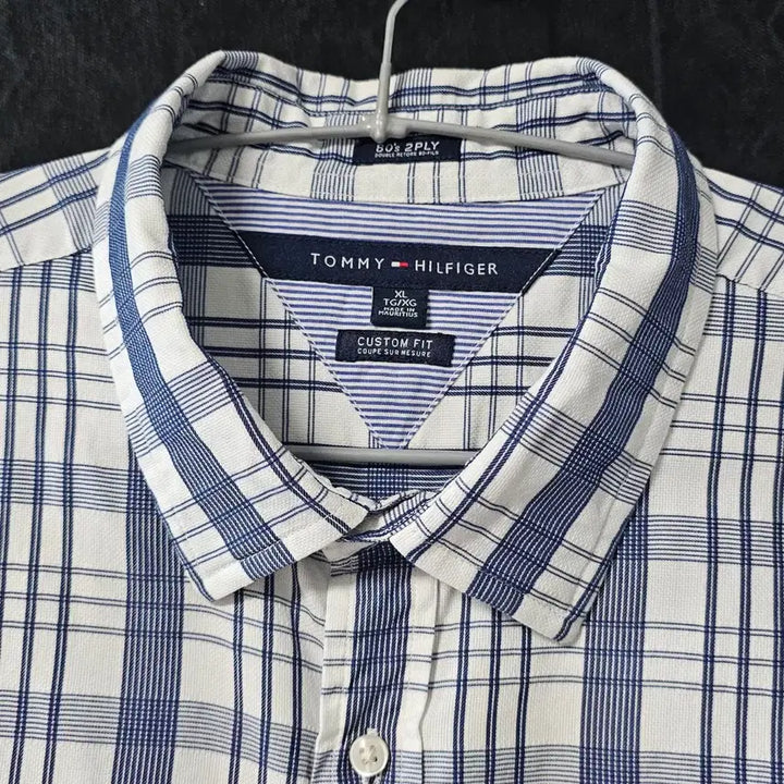 [BUNJANG] Tommy Hilfiger XL Checkered Shirt / XL 타미힐피거 체크 셔츠 남방 긴팔