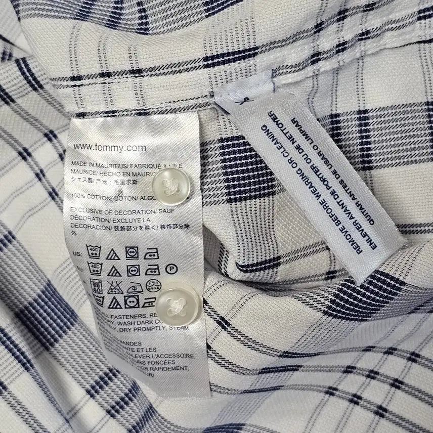 [BUNJANG] Tommy Hilfiger XL Checkered Shirt / XL 타미힐피거 체크 셔츠 남방 긴팔