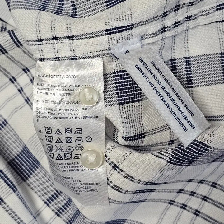 [BUNJANG] Tommy Hilfiger XL Checkered Shirt / XL 타미힐피거 체크 셔츠 남방 긴팔