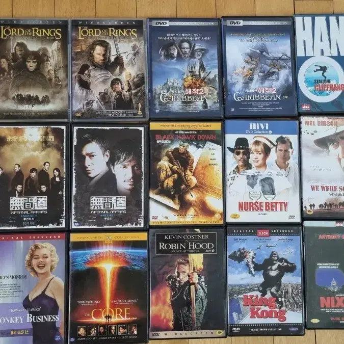 [BUNJANG] Various Movie DVD Bundle Set / 영화dvd 45장
