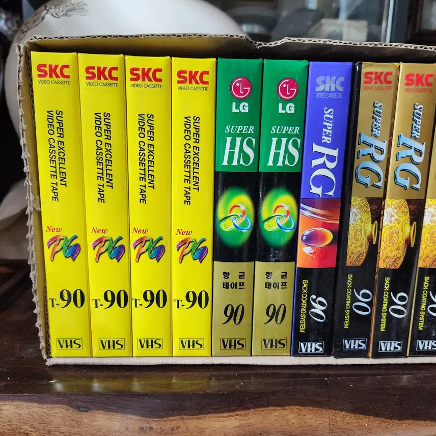 [BUNJANG] Unused Blank Video Cassette Tapes / 미사용 비디오 공테이프 10개