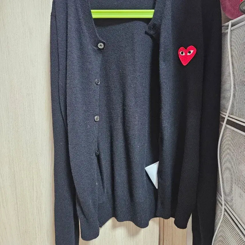 [BUNJANG] Comme des Garcons Round Cardigan Black XS / [꼼데가르송] 라운드 가디건 블랙 XS 정품 직구