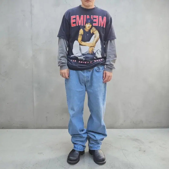 [BUNJANG] Eminem The Eminem Show Graphic T-Shirt / 90s 에미넴 반팔티 xl M0278