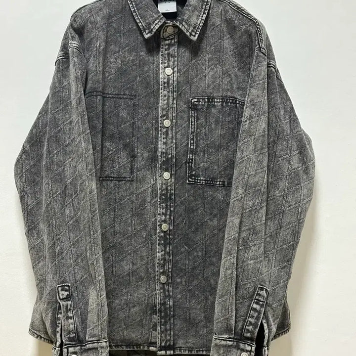 [SOLD OUT] USHI 빈티지 워싱패턴셔츠 L
