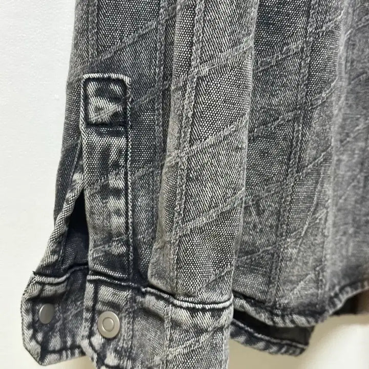 [SOLD OUT] USHI 빈티지 워싱패턴셔츠 L