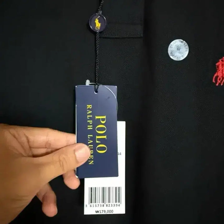 [BUNJANG] Polo Ralph Lauren Black Polo Shirt (M) / 새상품) 폴로 블랙 반팔 폴로셔츠 m사이즈