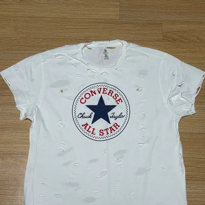 [BUNJANG] Converse Distressed Big Logo T-shirt / [XXL]컨버스 빅 로고 디스트레스드 티셔츠