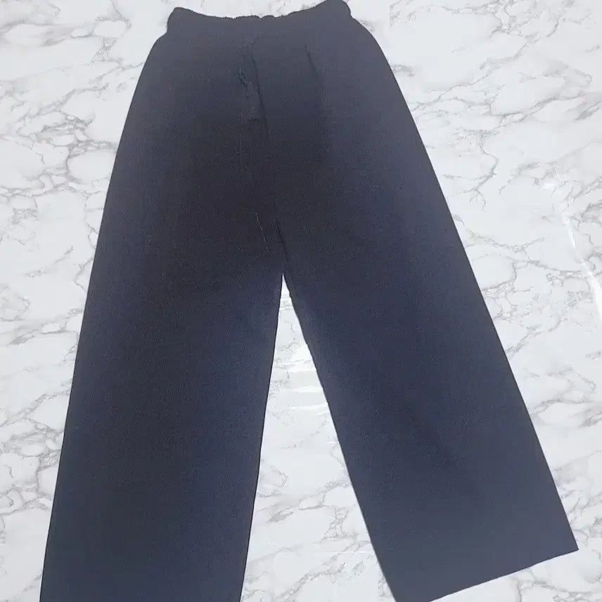 [SOLD OUT] 검정색 와이드 밴딩 팬츠