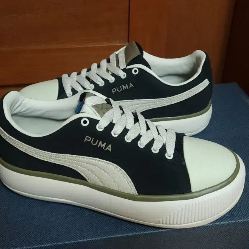 [BUNJANG] Puma Leather Sneakers (255) / 푸마 퓨마 새상품 255 가죽 운동화 스니커드