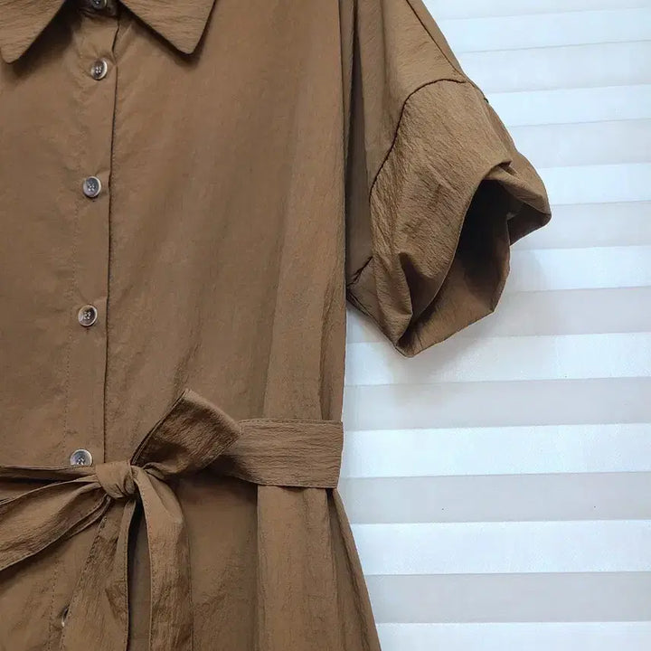 [SOLD OUT] 올리브데올리브> 뒷밴딩 벨티드 롱원피스