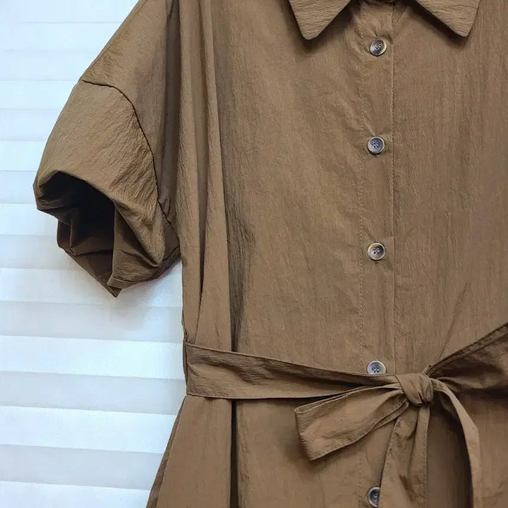 [SOLD OUT] 올리브데올리브> 뒷밴딩 벨티드 롱원피스