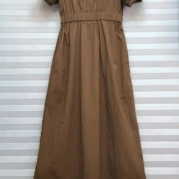 [SOLD OUT] 올리브데올리브> 뒷밴딩 벨티드 롱원피스