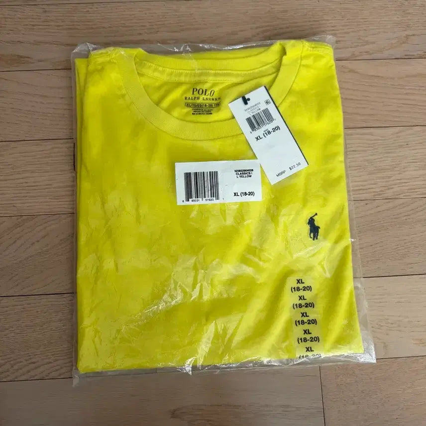 [BUNJANG] Polo Ralph Lauren Boys XL Short Sleeve T-shirt / 폴로 랄프로렌 반팔 보이즈 XL 핑크/옐로우