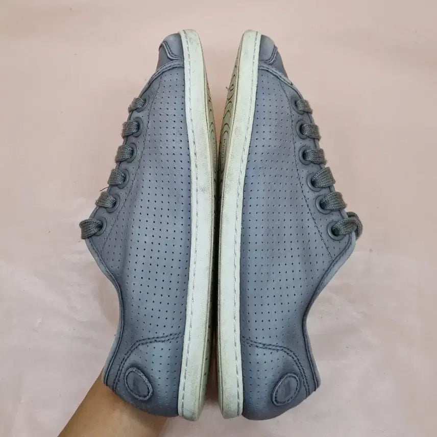 [BUNJANG] Camper Uno Gray Leather Sneakers / 캠퍼 우노 그레이 가죽 스니커즈 36 230