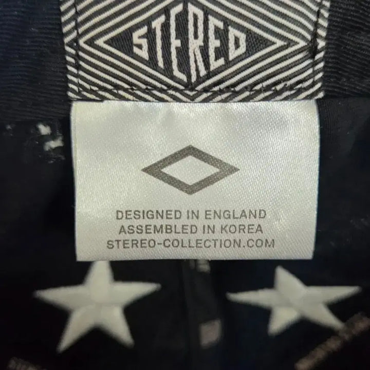 [BUNJANG] Stereo Vinyls Black Star Embroidery Ball Cap / 스테레오 바이널스 검정 별 자수 볼캡