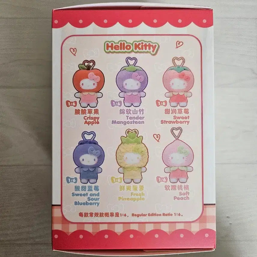 [BUNJANG] TopToy Fruit Kitty Random Keyring / 키티 탑토이 랜덤키링 과일키티 미개봉