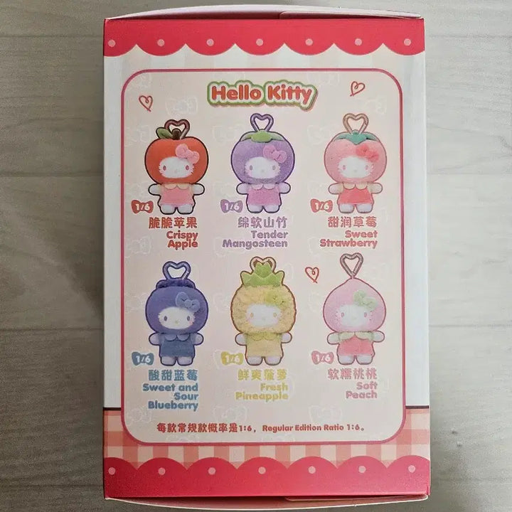 [BUNJANG] TopToy Fruit Kitty Random Keyring / 키티 탑토이 랜덤키링 과일키티 미개봉
