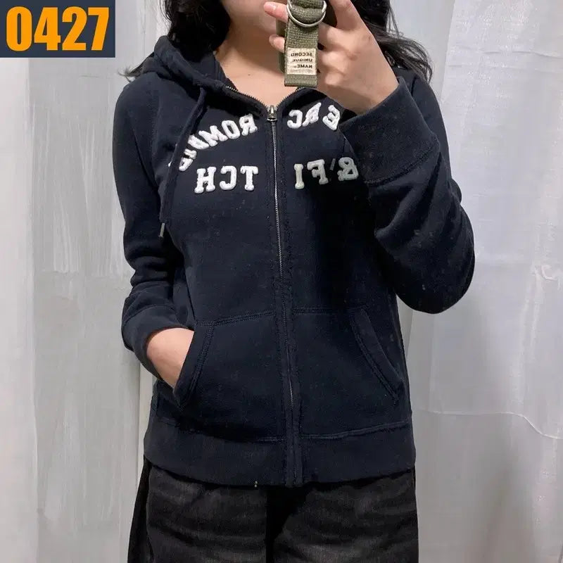 [BUNJANG] Abercrombie Y2K Hoodie Zip-up Jacket (L) / 100 아베크롬비 y2k 후드집업 자켓 아우터 L