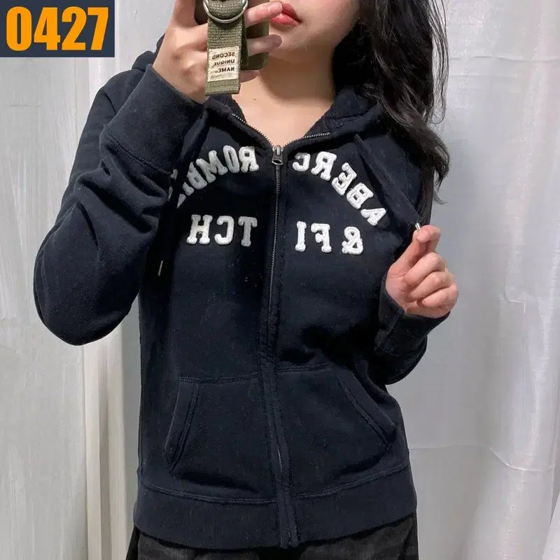 [BUNJANG] Abercrombie Y2K Hoodie Zip-up Jacket (L) / 100 아베크롬비 y2k 후드집업 자켓 아우터 L
