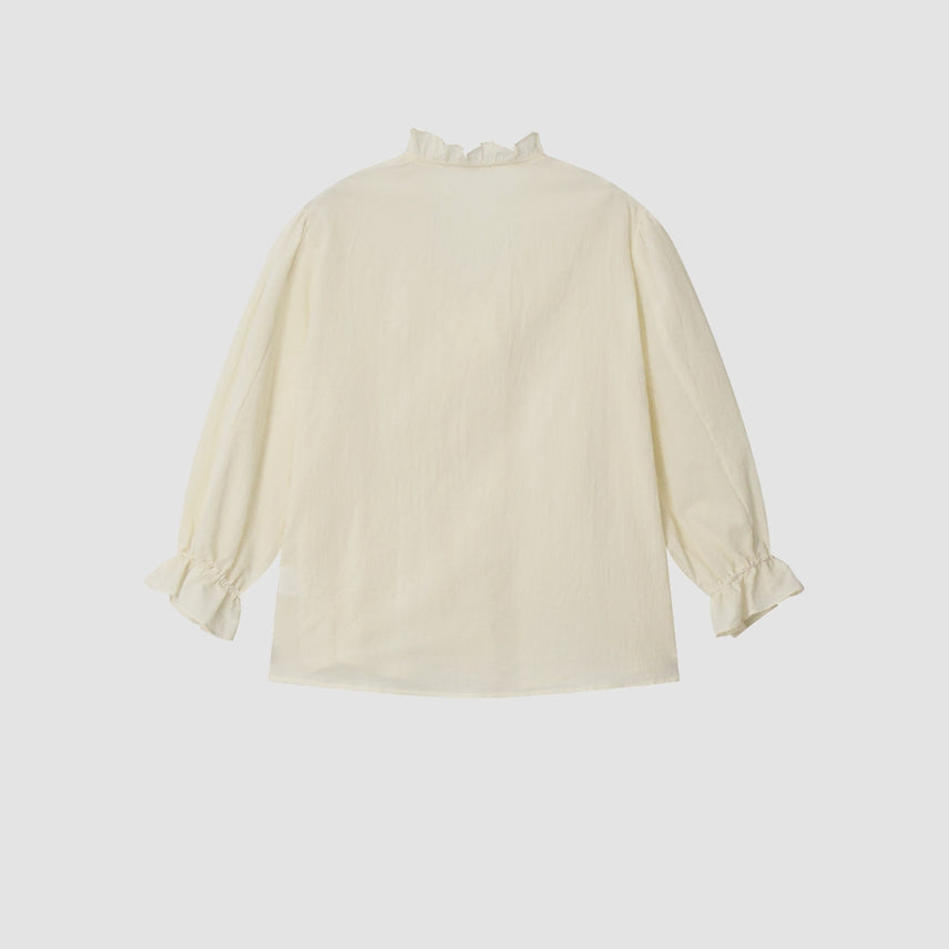 [SOLD OUT] 더릴 Spring Mare Frill Blouse_Ivory