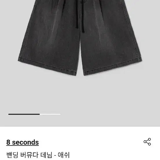 [BUNJANG] 8 Seconds Bermuda Denim Shorts / 에잇세컨즈  밴딩 버뮤다 데님