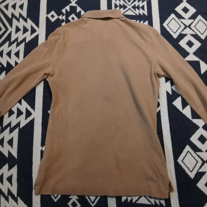 [BUNJANG] Polo Ralph Lauren Pigment Beige Big Pony Half Button PK Polo Shirt / 폴로랄프로렌 피그먼트 베이지 빅포니 하프버튼 스키니폴로 PK 피케 카라넥