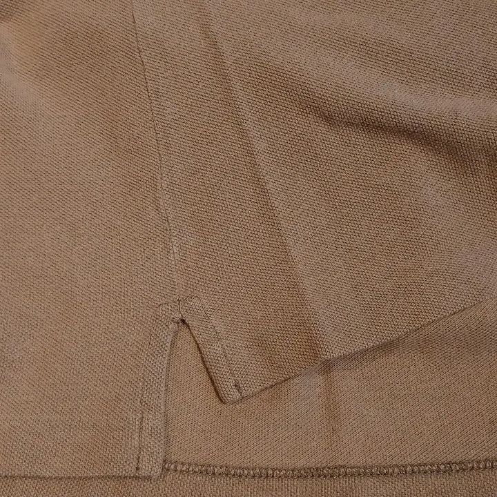 [BUNJANG] Polo Ralph Lauren Pigment Beige Big Pony Half Button PK Polo Shirt / 폴로랄프로렌 피그먼트 베이지 빅포니 하프버튼 스키니폴로 PK 피케 카라넥