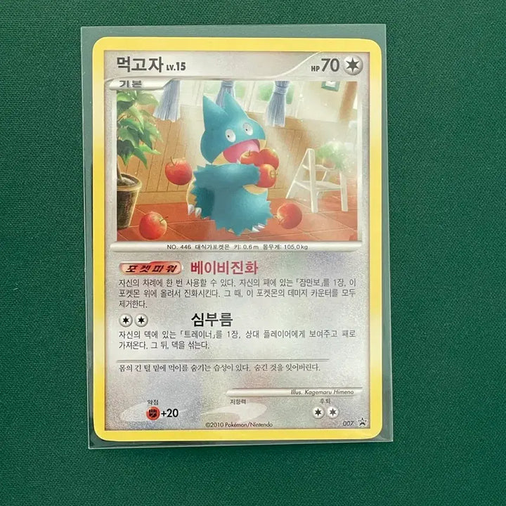 [SOLD OUT] 포켓몬카드 먹고자 프로모 007