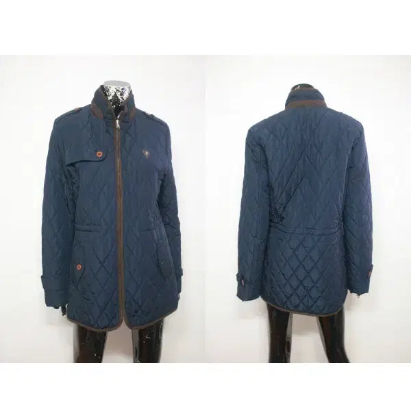 [BUNJANG] Playboy Golf Navy Quilted Jumper (Size 66) / (66) 플레이보이 골프 네이비 누빔 점퍼 (사이즈 95 66)