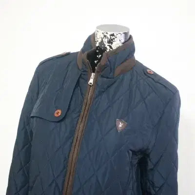 [BUNJANG] Playboy Golf Navy Quilted Jumper (Size 66) / (66) 플레이보이 골프 네이비 누빔 점퍼 (사이즈 95 66)