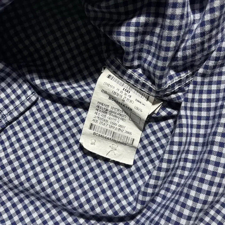 [BUNJANG] BEANPOLE Checkered Shirt / [100] BEANPOLE 빈폴 체크 셔츠