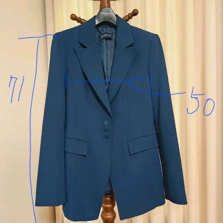 [BUNJANG] MOJO.S.PHINE Slim Fit Single Jacket / [정품] 모조에스핀 슬림핏 싱글 자켓 (딥그린/봄가을용)