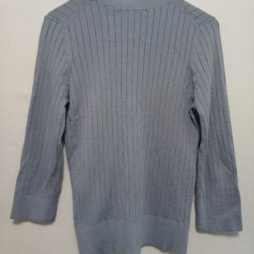 [BUNJANG] AtG Ribbed Knit Cardigan - Blue / AtG 골지 니트 가디건 블루