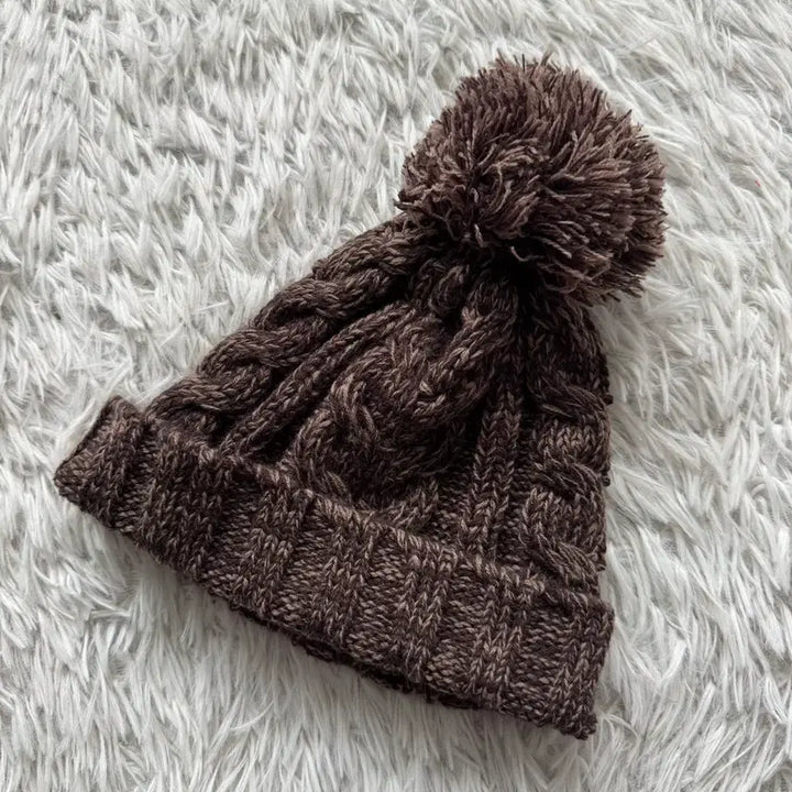 [BUNJANG] REICHEL Y2K Beanie with Pom-Pom Winter Hat / REICHEL 일본빈티지 y2k 방울 니트 모자 비니 겨울 모자 FREE