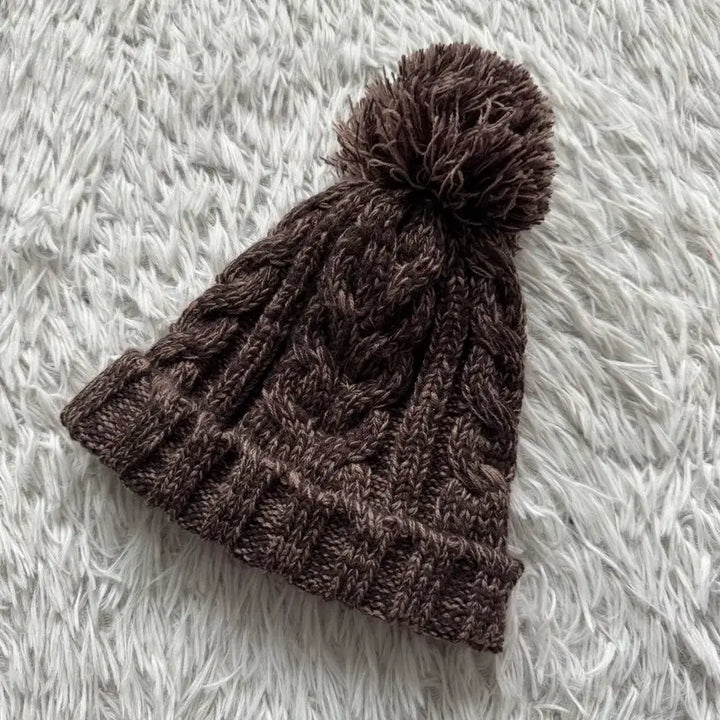 [BUNJANG] REICHEL Y2K Beanie with Pom-Pom Winter Hat / REICHEL 일본빈티지 y2k 방울 니트 모자 비니 겨울 모자 FREE