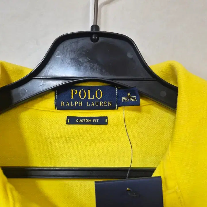 [BUNJANG] Polo Ralph Lauren Yellow Polo Shirt / 폴로 랄프로렌 반팔 카라티 옐로우 100