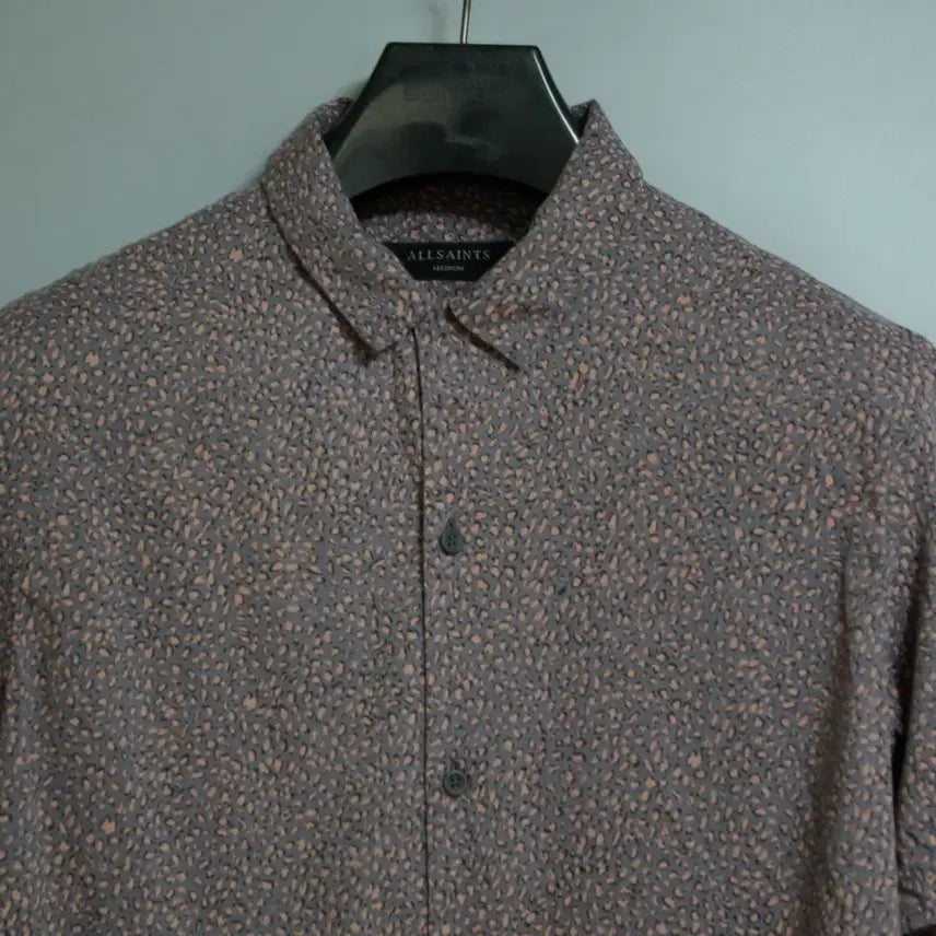 [BUNJANG] AllSaints Rayon Short Sleeve Shirt / 올세인츠 레이온 반팔셔츠 100