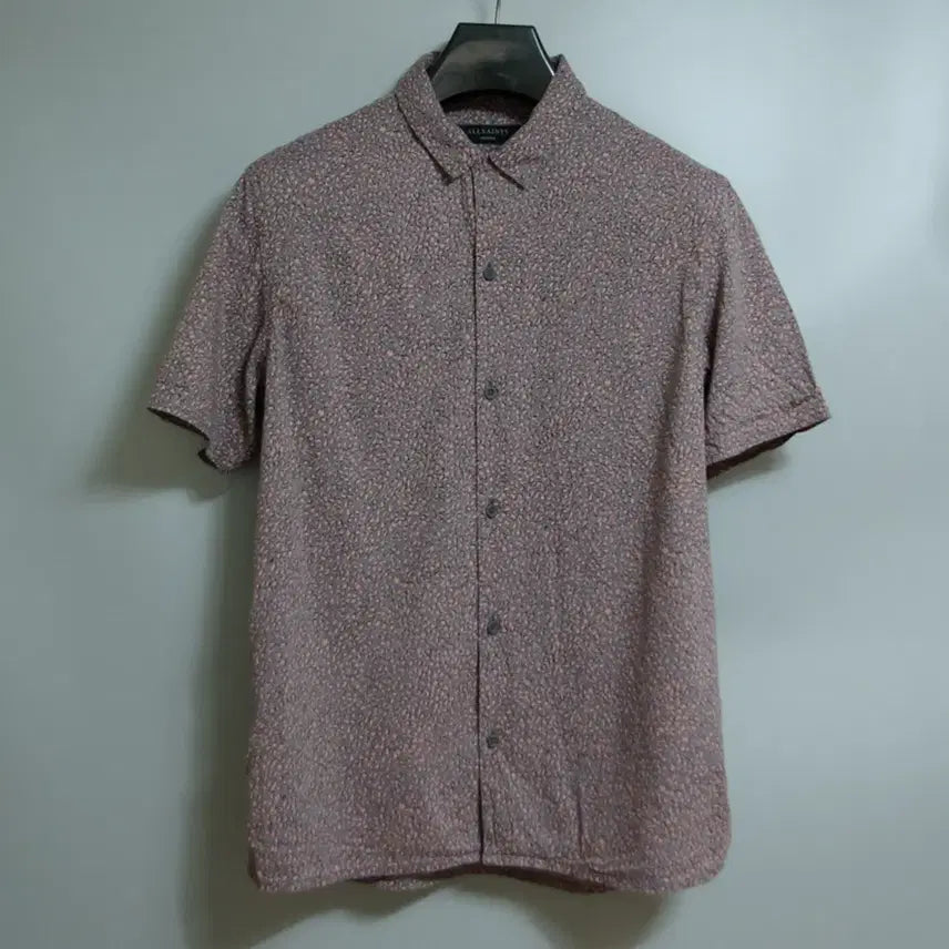 [BUNJANG] AllSaints Rayon Short Sleeve Shirt / 올세인츠 레이온 반팔셔츠 100