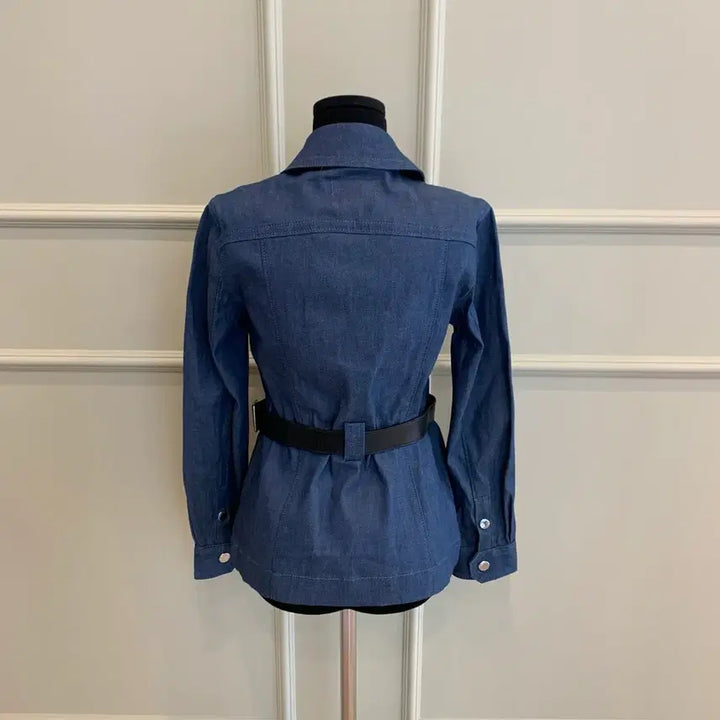 [BUNJANG] Coach Denim Belted Heritage Jacket (Size 2) / 267001124 코치 데님 벨티드 헤리티지 자켓 2사이즈