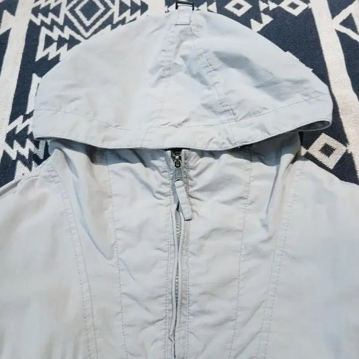 [SOLD OUT] NAPAPIJRI 나파피리 그레이 로고패치 레인포레스트 레귤러핏 하프집업