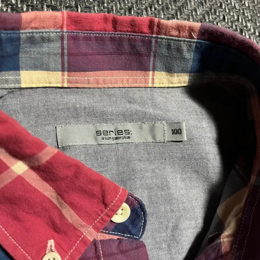 [BUNJANG] Series Check Shirt / [100] series 시리즈 체크 셔츠