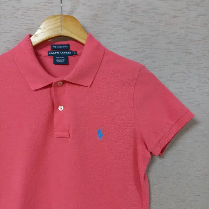 [BUNJANG] Ralph Lauren Pink Polo Shirt / B4-27/랄프로렌 핑크 카라티