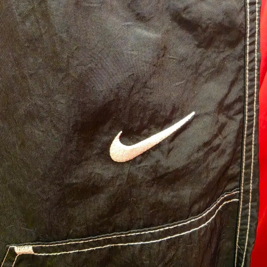 [BUNJANG] Nike Swoosh High-Rise Woven Pants - Size L / 7/51 나이키 스우시 디테일 하이라이즈 우븐 팬츠 L