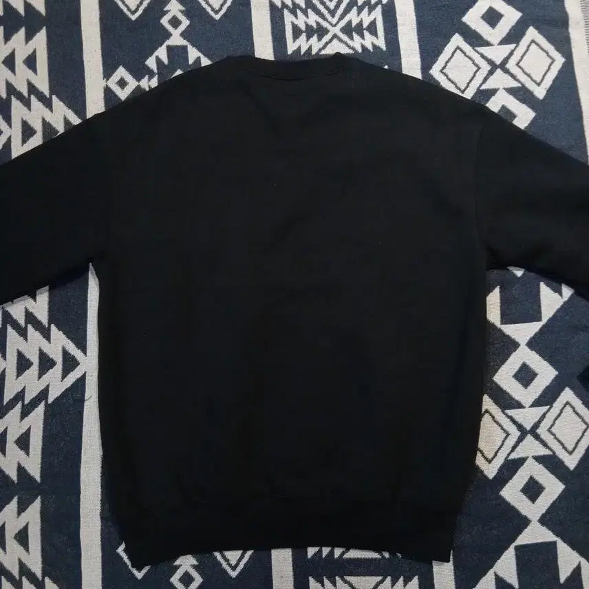 [SOLD OUT] 나이키 NRG 블랙 화이트 솔로스우시 코튼 블렌드 기모 맨투맨 티셔츠 M