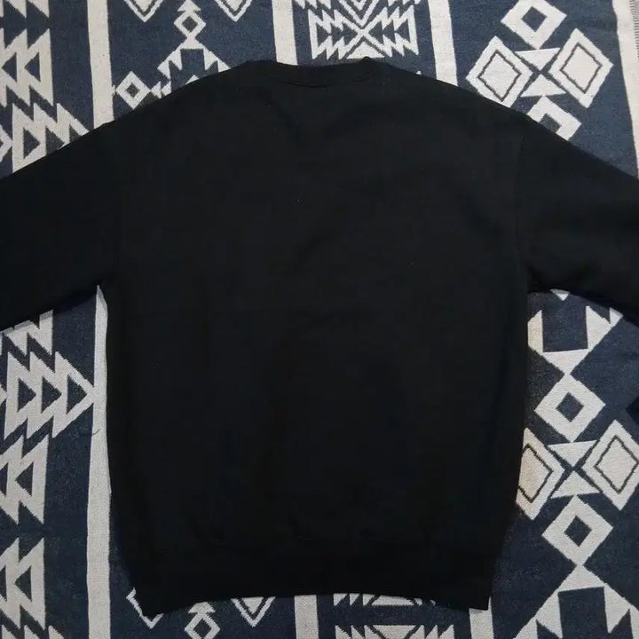 [SOLD OUT] 나이키 NRG 블랙 화이트 솔로스우시 코튼 블렌드 기모 맨투맨 티셔츠 M