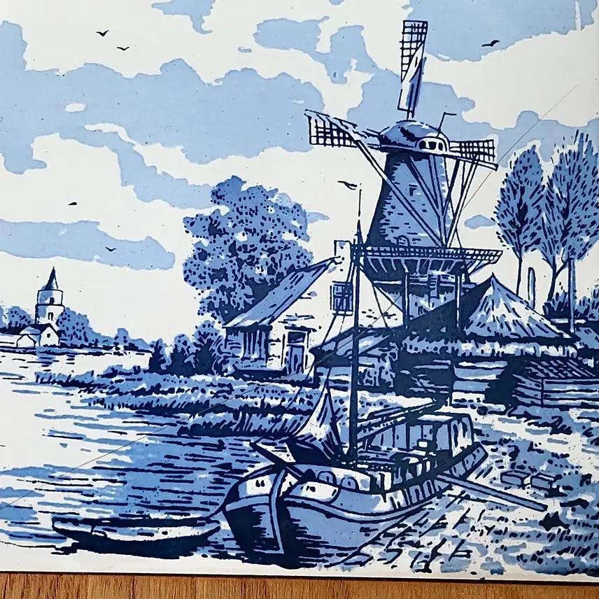 [BUNJANG] Holland Wood Porcelain Cheese Board / 홀란드 우드 포슬린 치즈보드