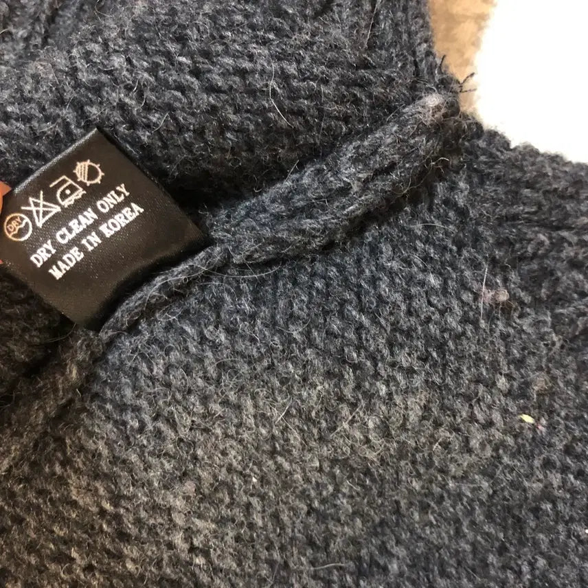 [BUNJANG] Mui Angora Knit Vest / 제평 무이 mui 배색 앙고라 니트 베스트 조끼