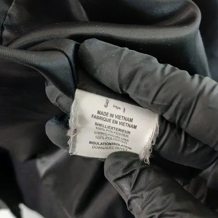 [BUNJANG] Theory Black Hooded Padded Jumper / 띠어리 블랙 후드 패딩 점퍼